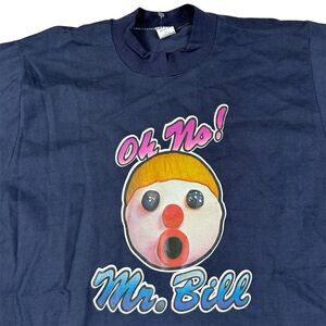 Vintage 1979 Oh No Mr Bill Saturday Night Live Walter Williams Cartoon Men’s Med